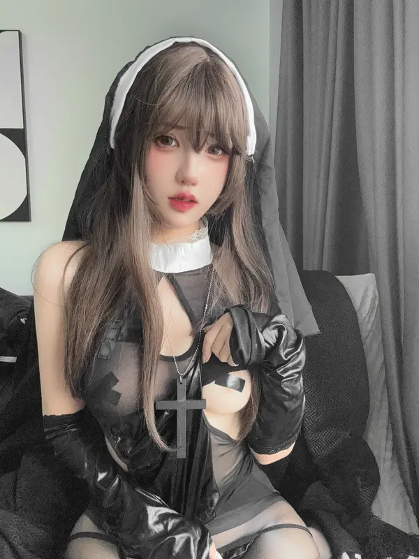 阿薰kaOri - NO.19 偷偷做坏事的修女 3