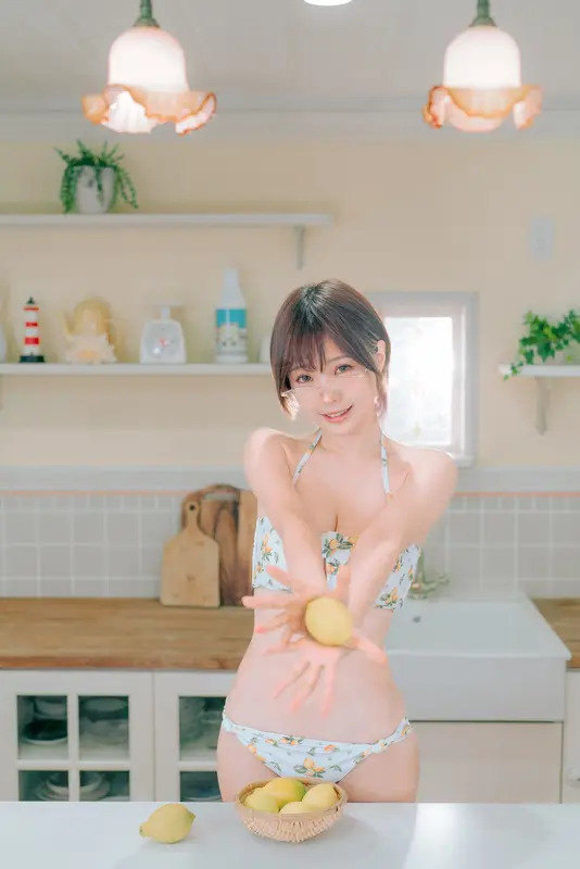 ElyEE子 - NO.123【寫真8月訂閱】C-檸檬泳裝 Lemon Swimsuit 6